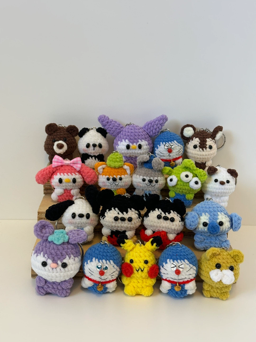 Crocheted Character Keychains