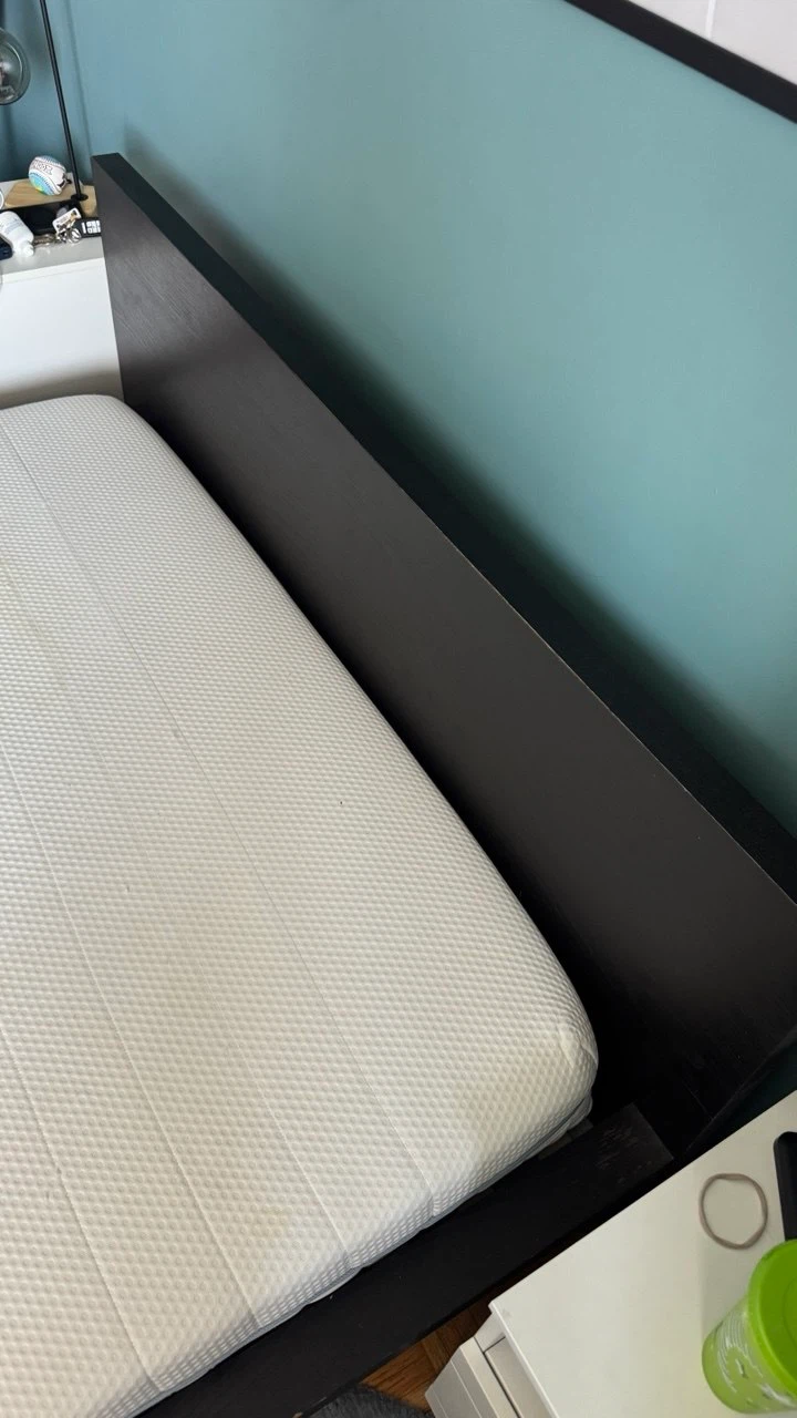 IKEA Queen Bed Frame + Mattress – $180 - photo 3
