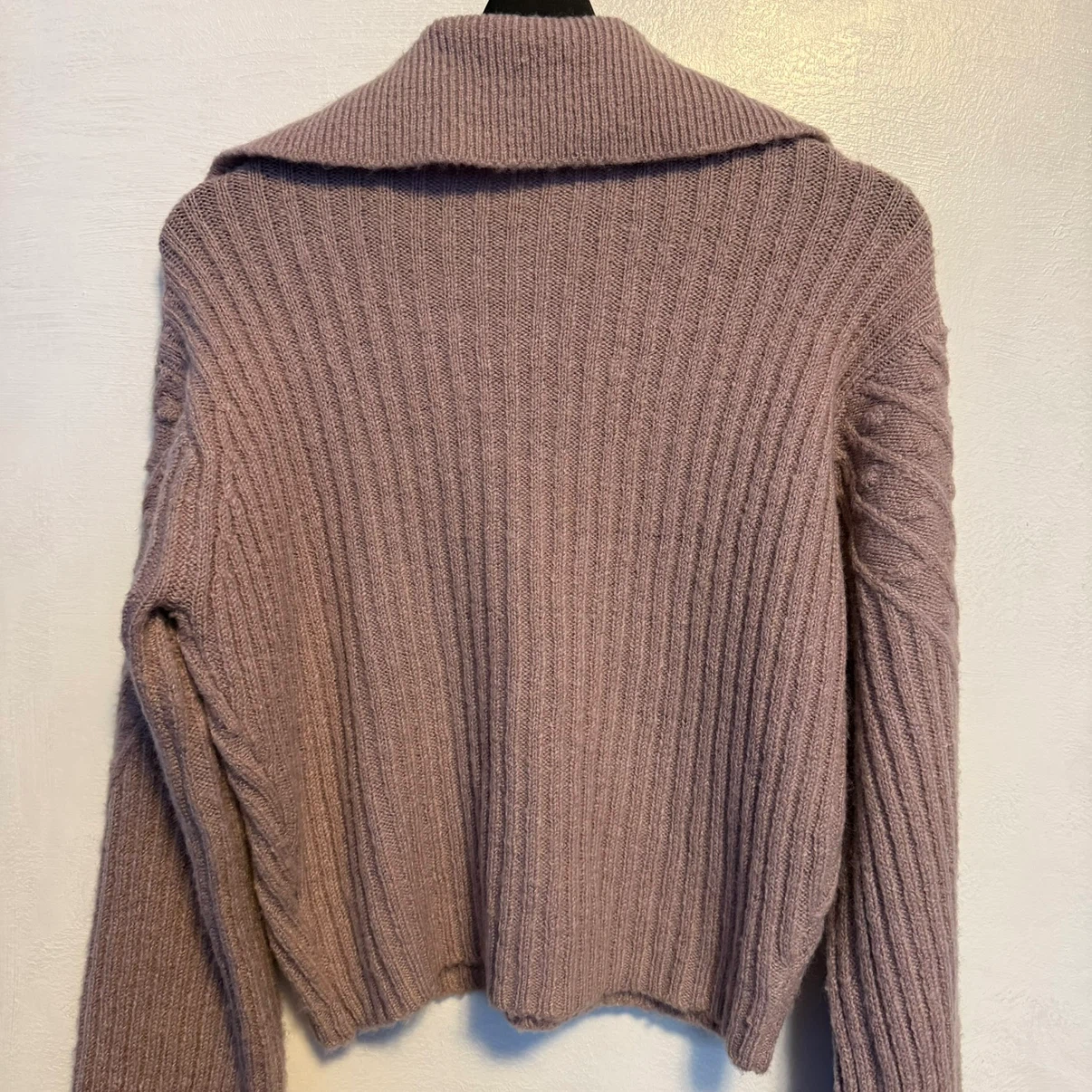 ASTR The Label Button Polo Sweater in Lilac - photo 4