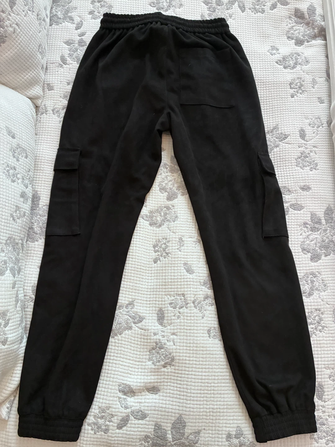 Black Cargo Jogger Pants - photo 2