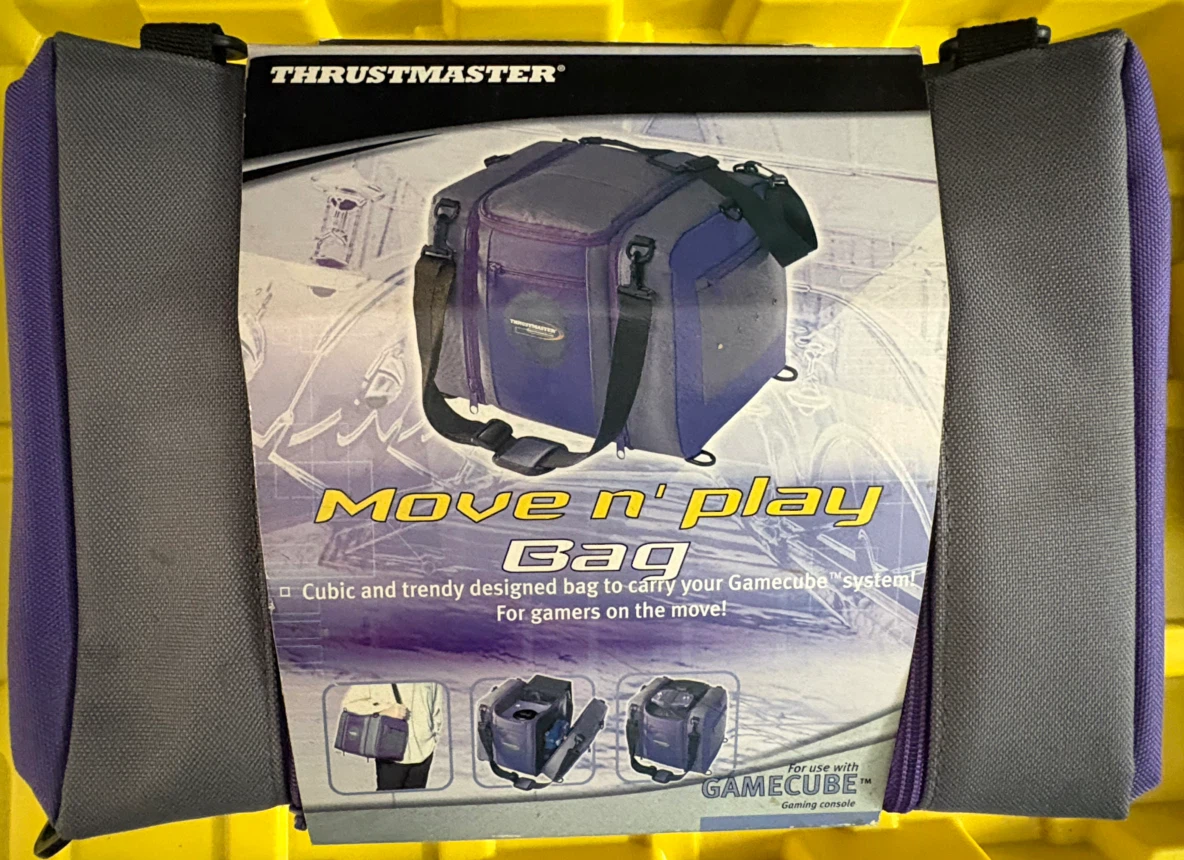 Vintage Thrustmaster GameCube Move n' Play Bag