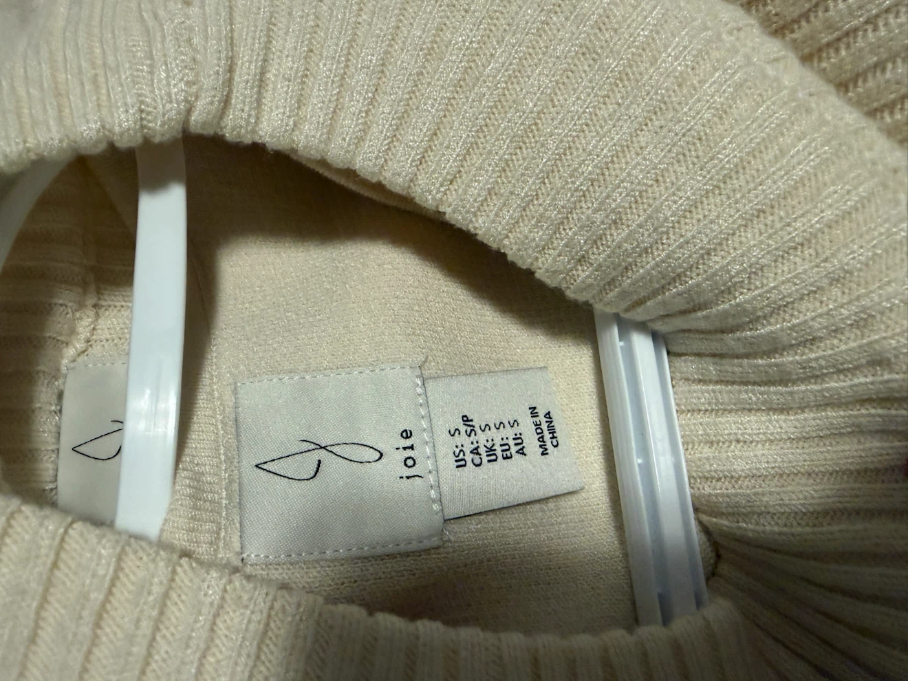 Joie Women's Knit Sweater Dress - Cream - Size S - photo 2