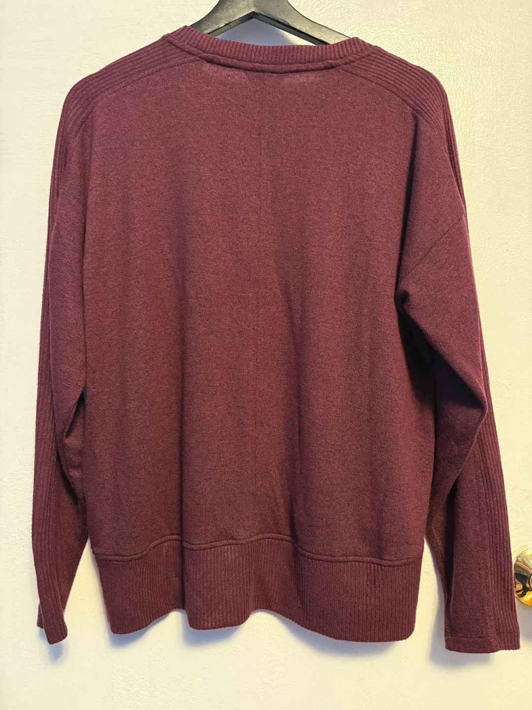 Buffalo David Bitton Long Sleeve Lightweight Maroon Knit Sweater - photo 2