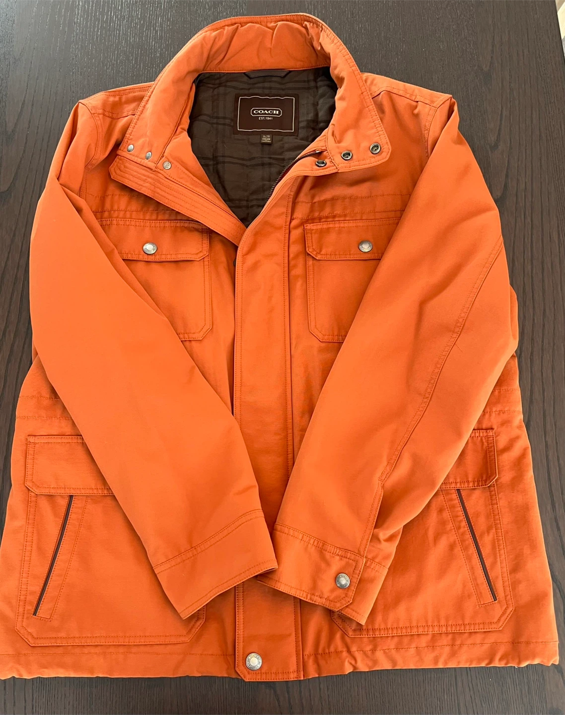 Coach Orange Utility Jacket