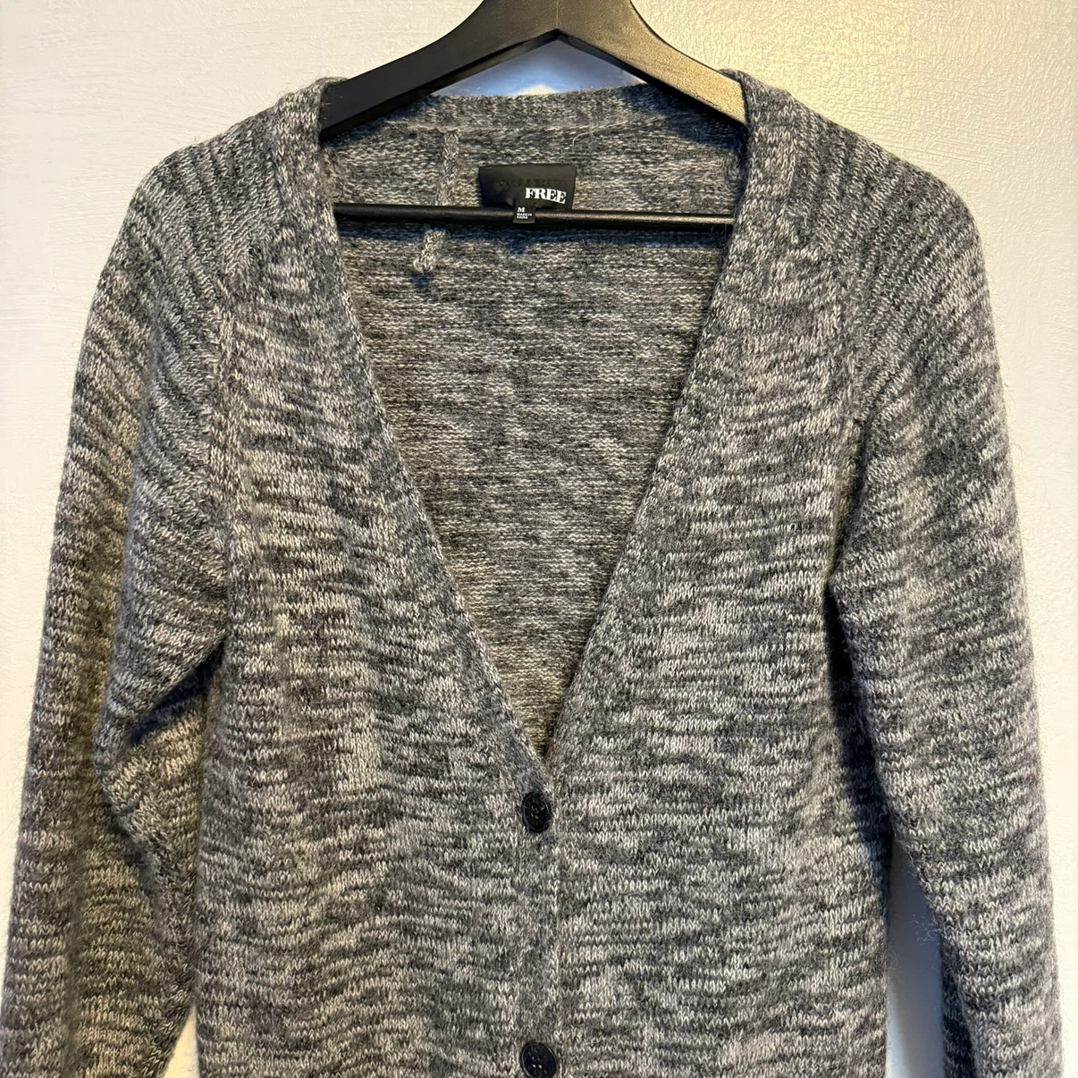 Aritzia Wilfred Free Heathered Grey Long Cardigan - photo 3