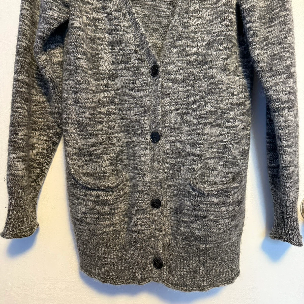 Aritzia Wilfred Free Heathered Grey Long Cardigan - photo 4