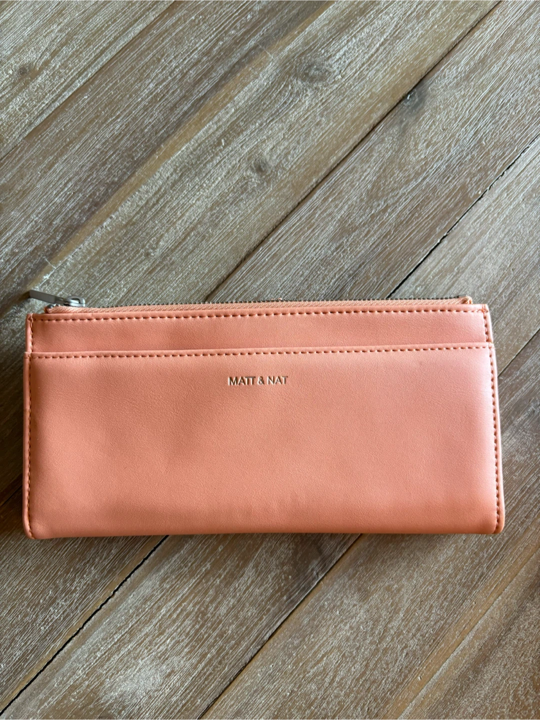 Matt & Nat peach wallet