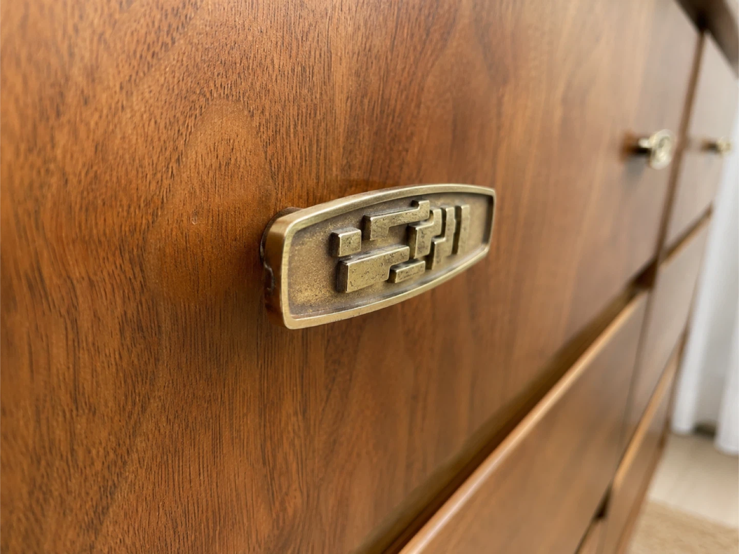 ✨ Vintage Restored MCM Wood Dresser - photo 5