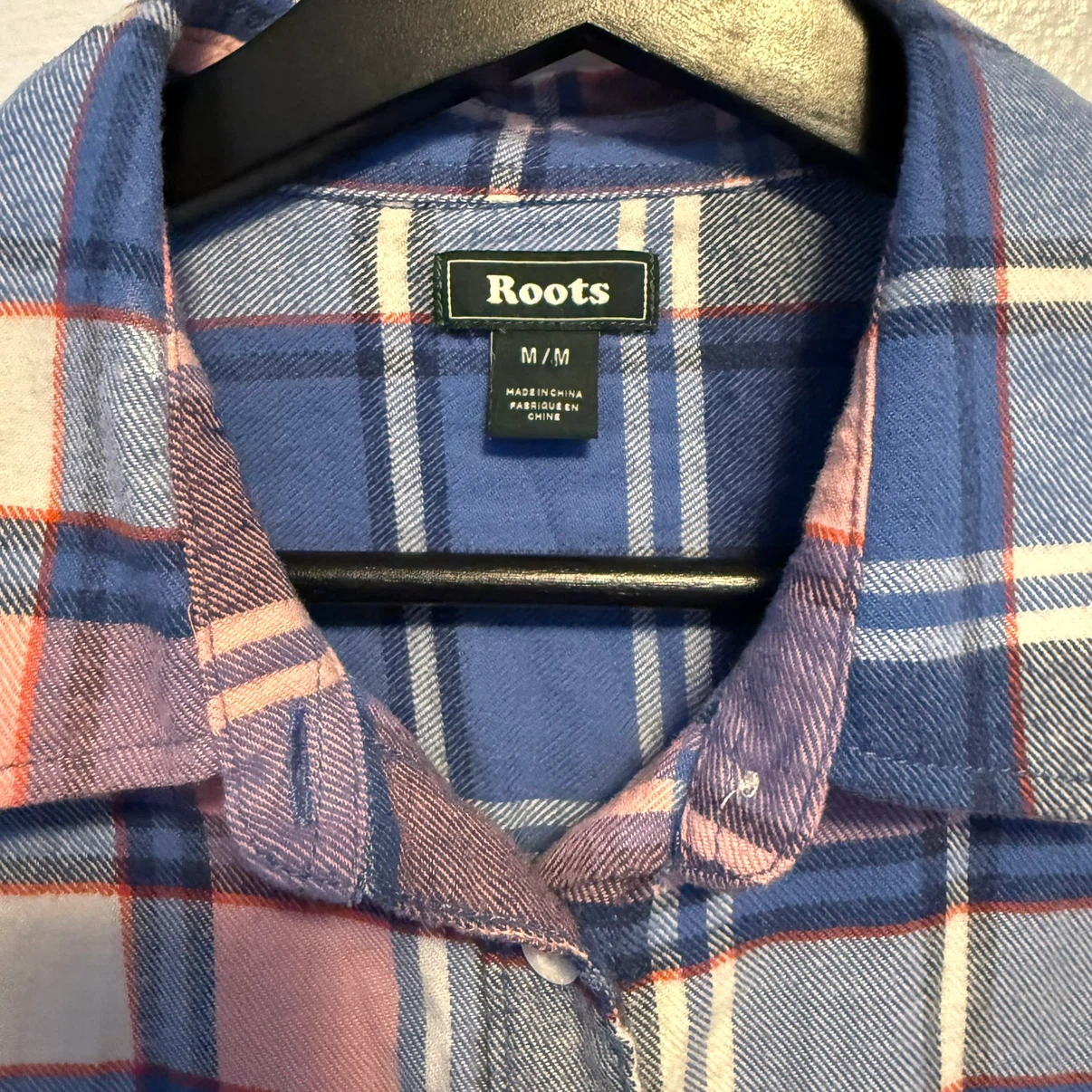 Roots Women’s Pastel Plaid Flannel Button-Up Top - photo 3