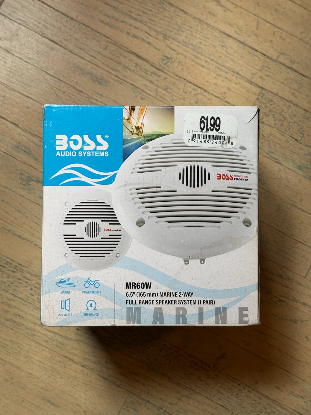 BOSS Audio Systems MR60W 6.5" Marine 2-Way Speakers (Pair)