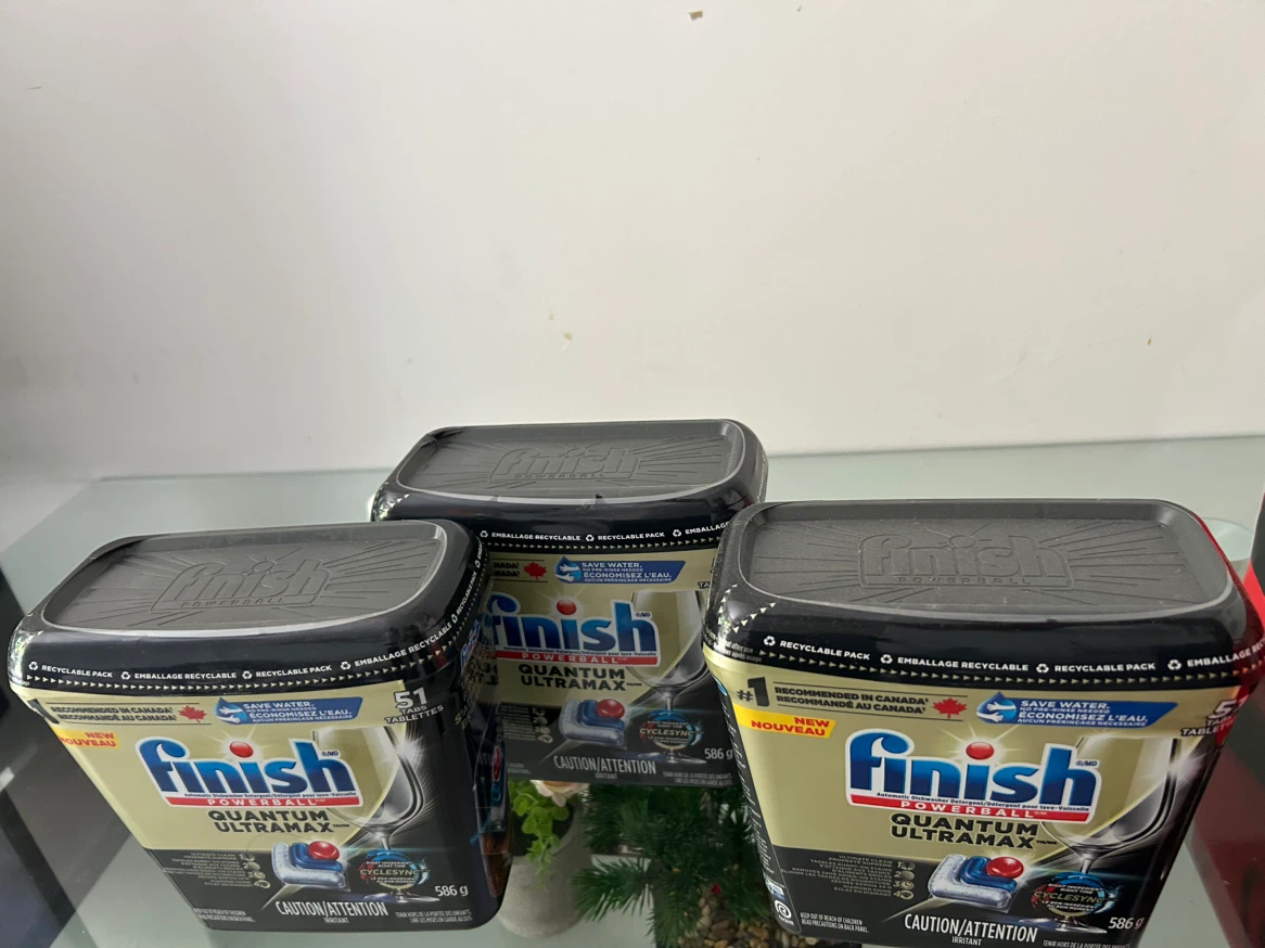 Finish Quantum Ultramax Dishwasher Detergent - 51 Tablets