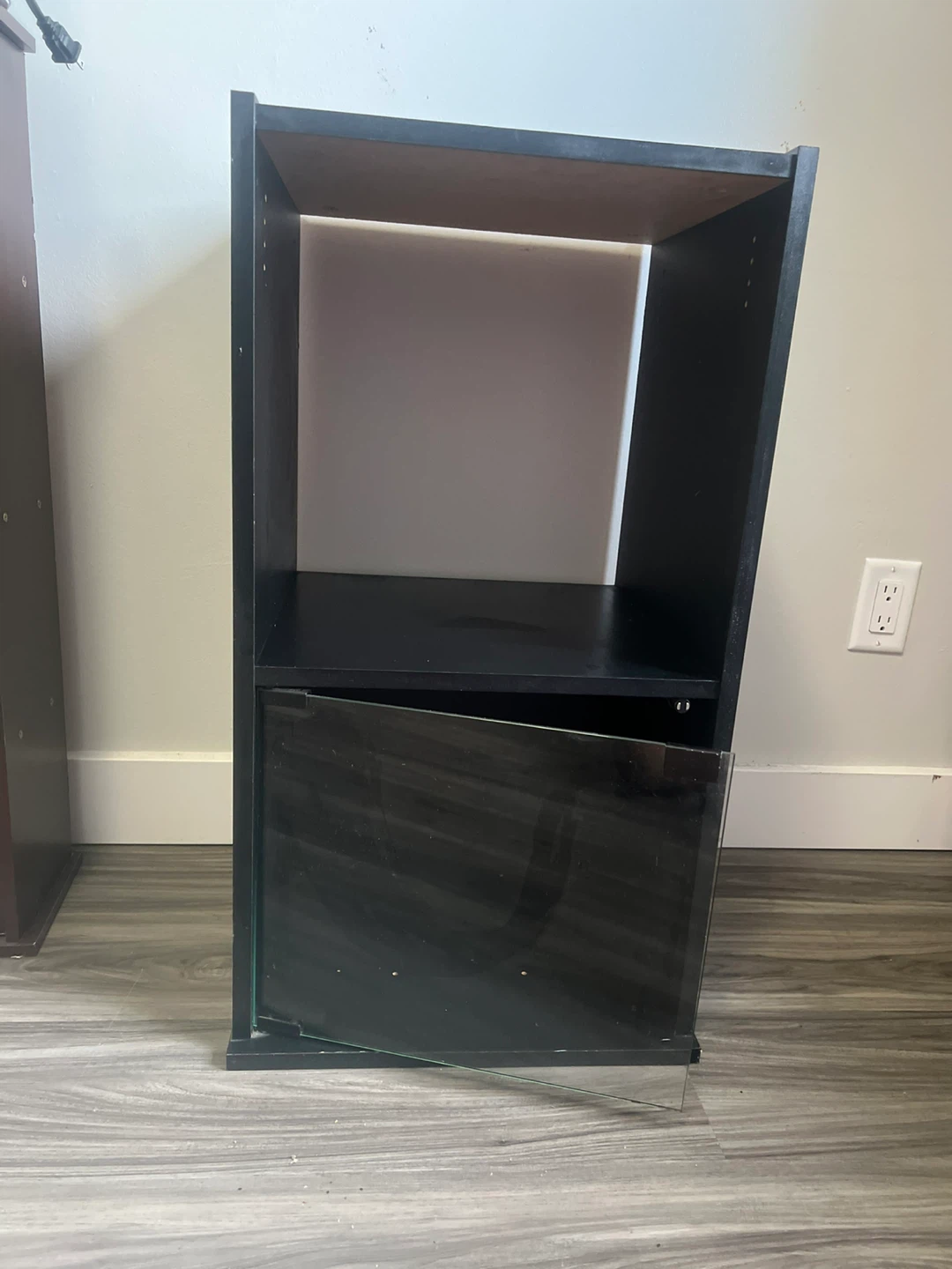 Black Storage Shelf Unit
