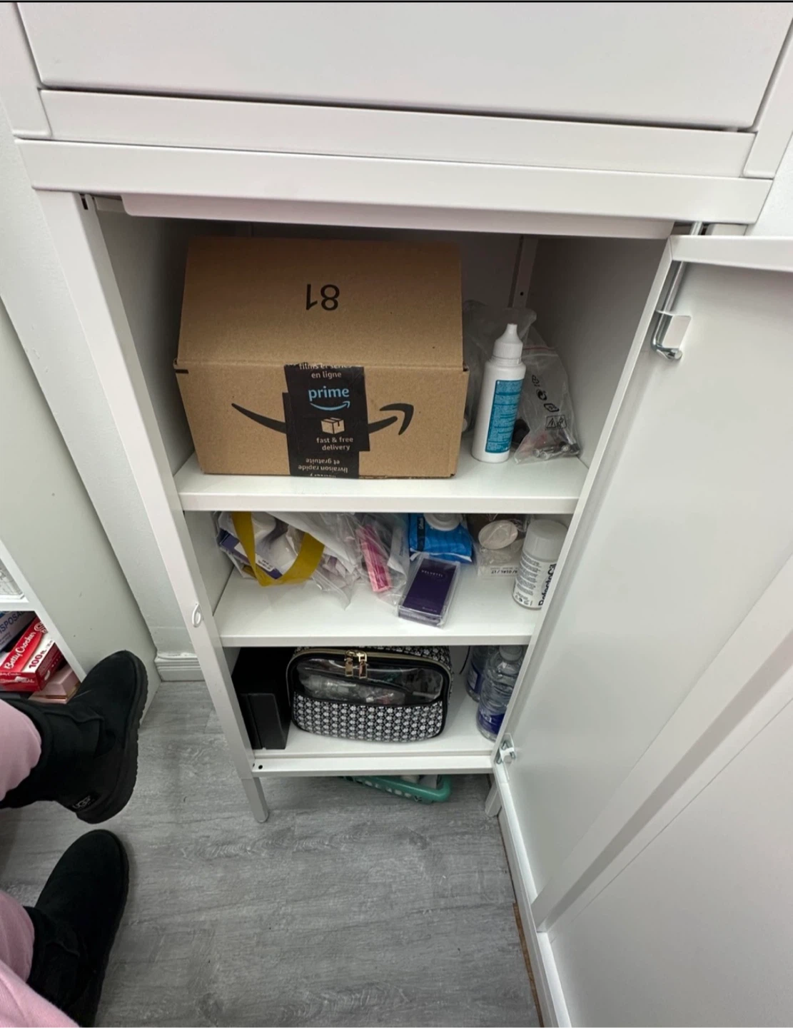 IKEA white metal cabinets - photo 4