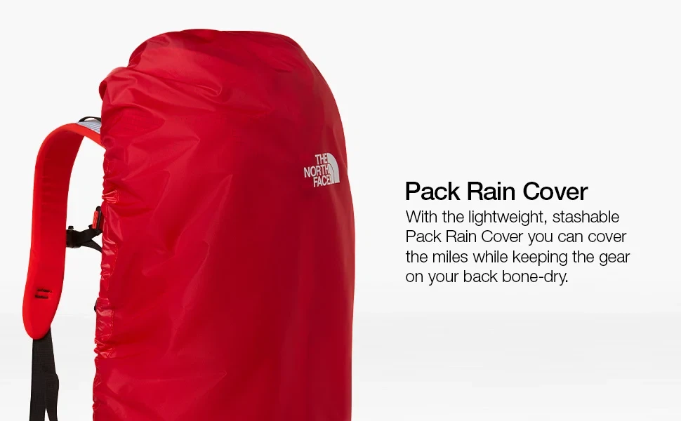 NEW The North Face Pack Rain Cover - Red, Size S - photo 3