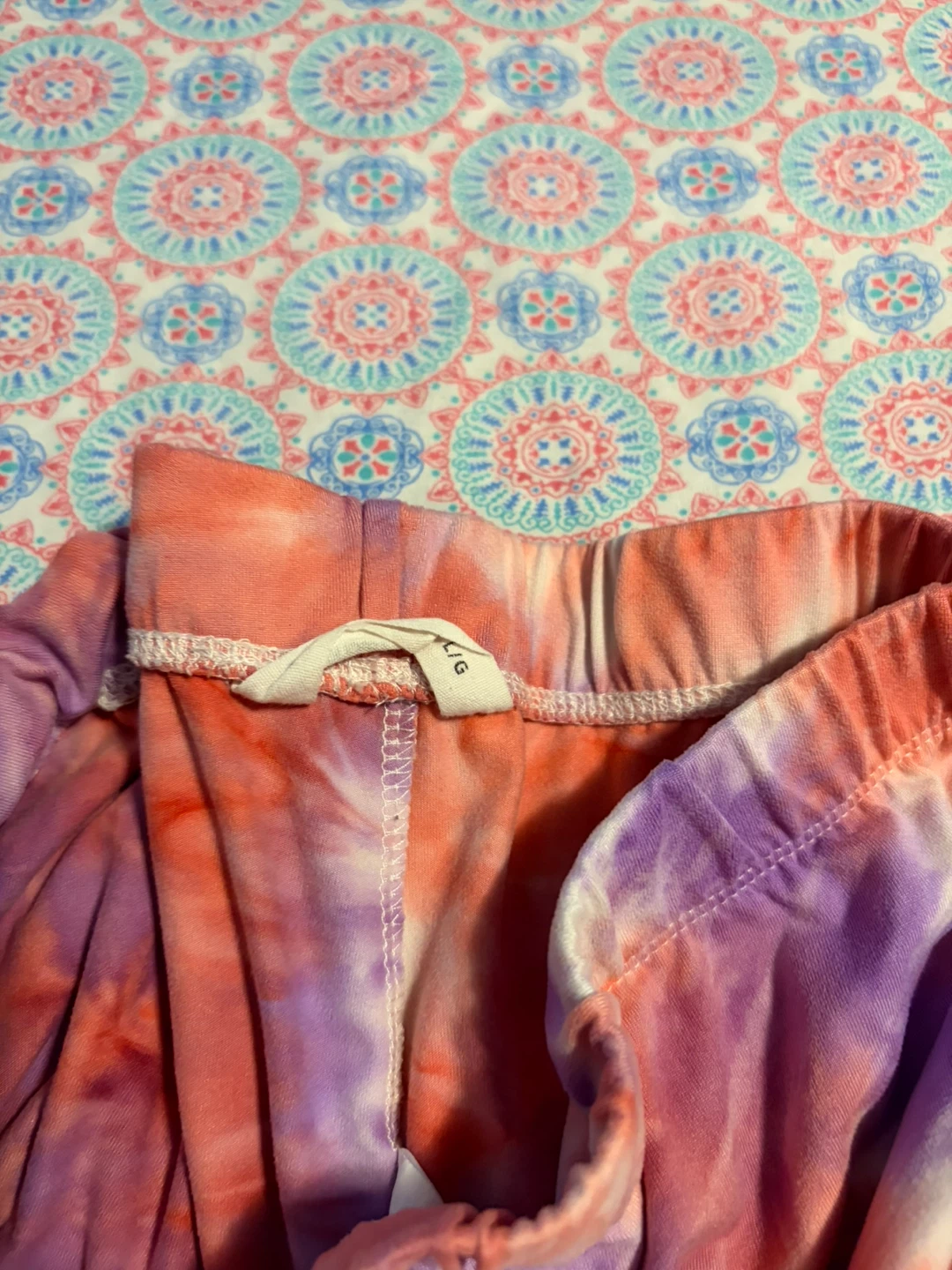 Tie-Dye Lounge Pants - Large - photo 2