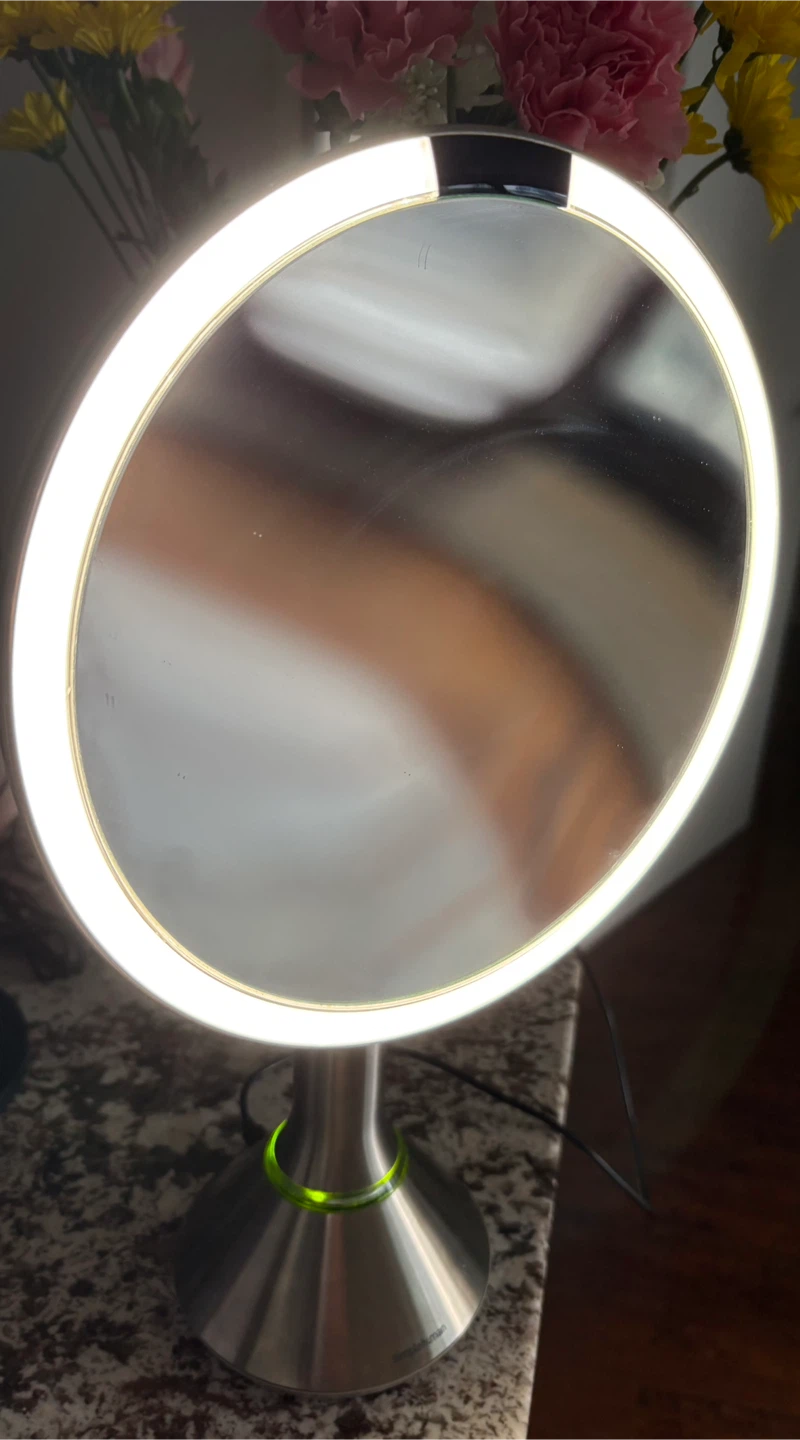 Simplehuman lighted makeup mirror