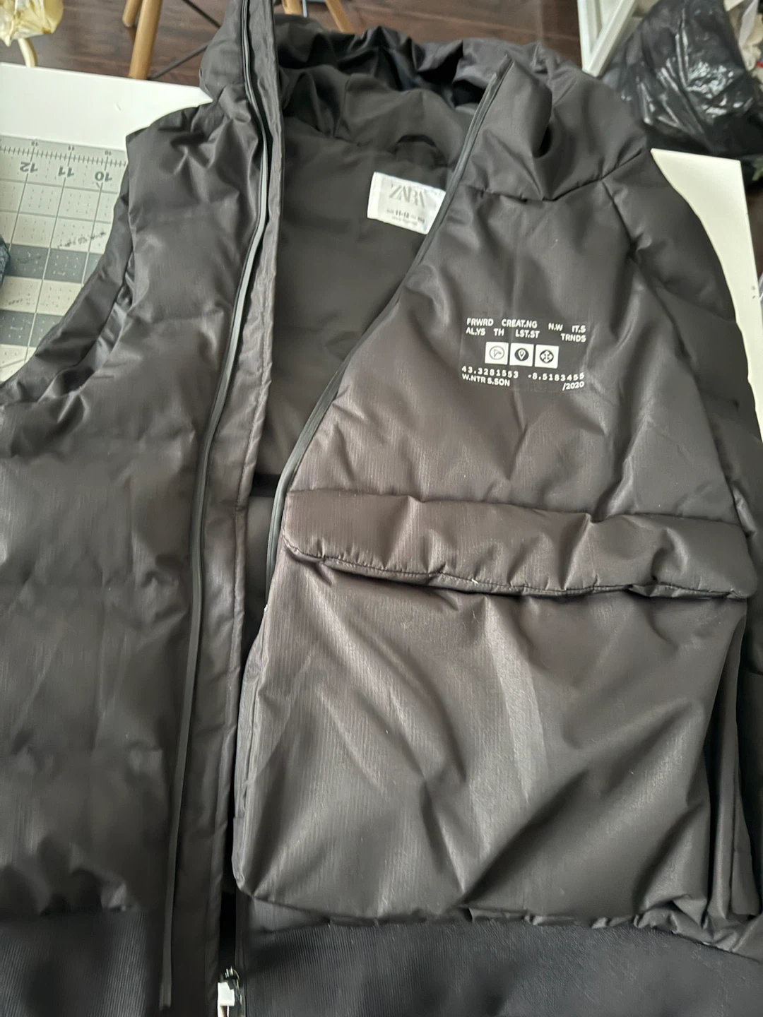 ZARA Puffer Vest - Size 11-12 Years / 152
