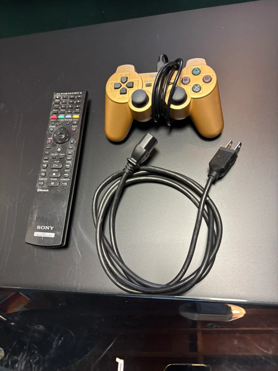 PlayStation 3 Console with Games and Gold Controller - photo 4