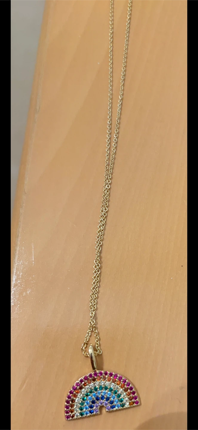 Melinda Maria Rainbow Necklace Charm