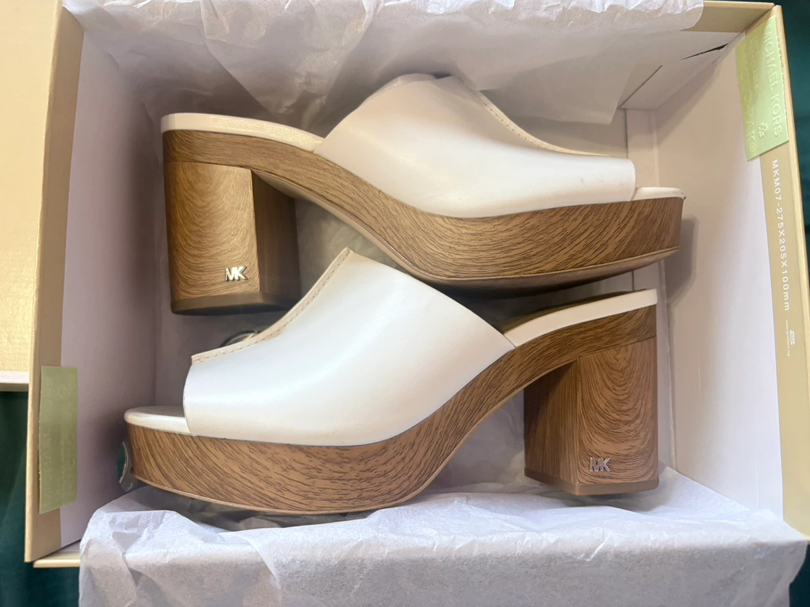 Michael Kors White Platforms