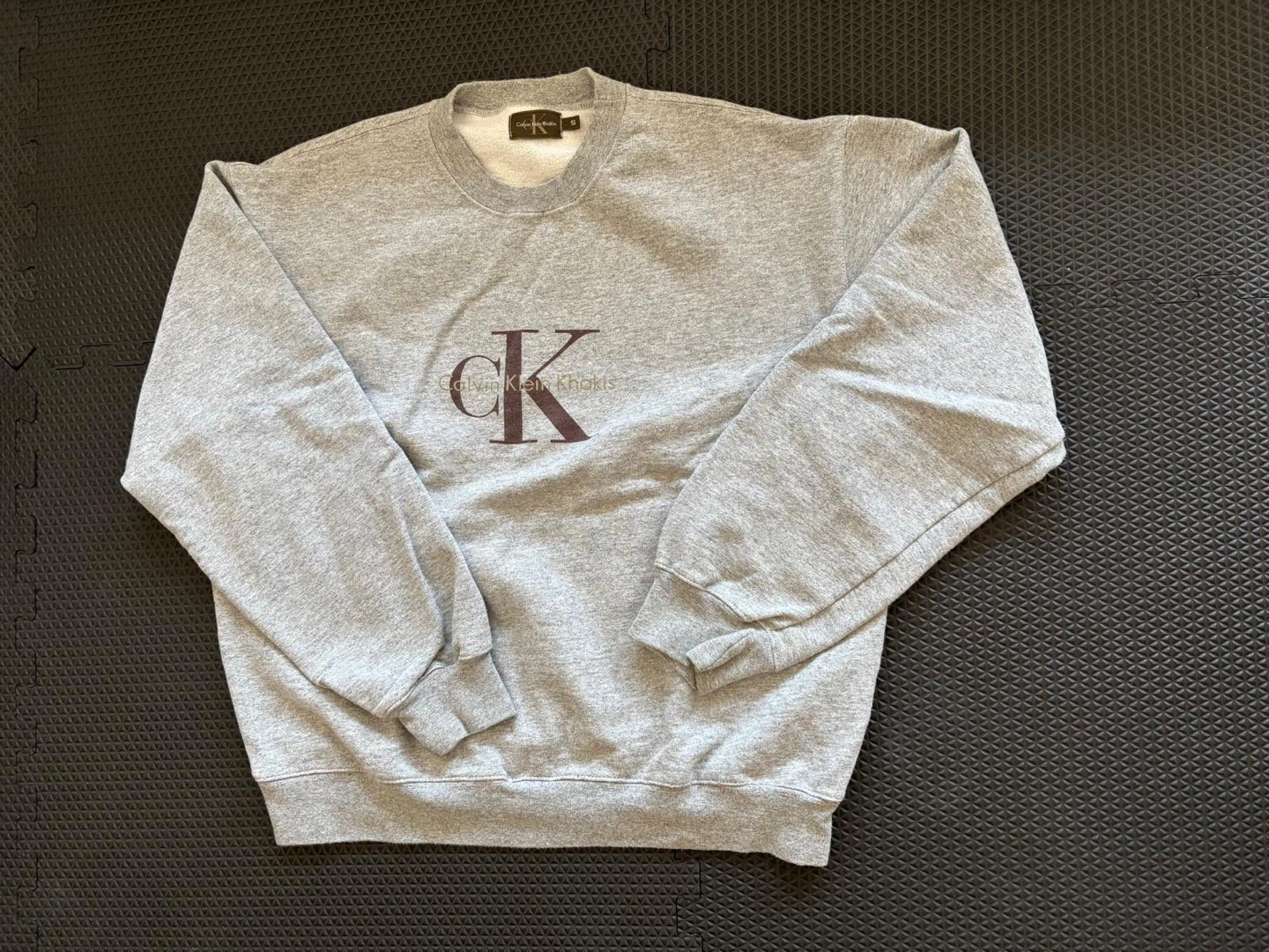 Calvin Klein Khakis Crewneck Sweatshirt Size S