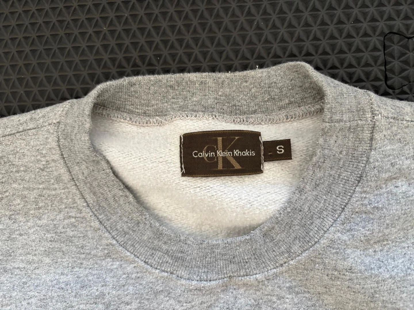 Calvin Klein Khakis Crewneck Sweatshirt Size S - photo 2