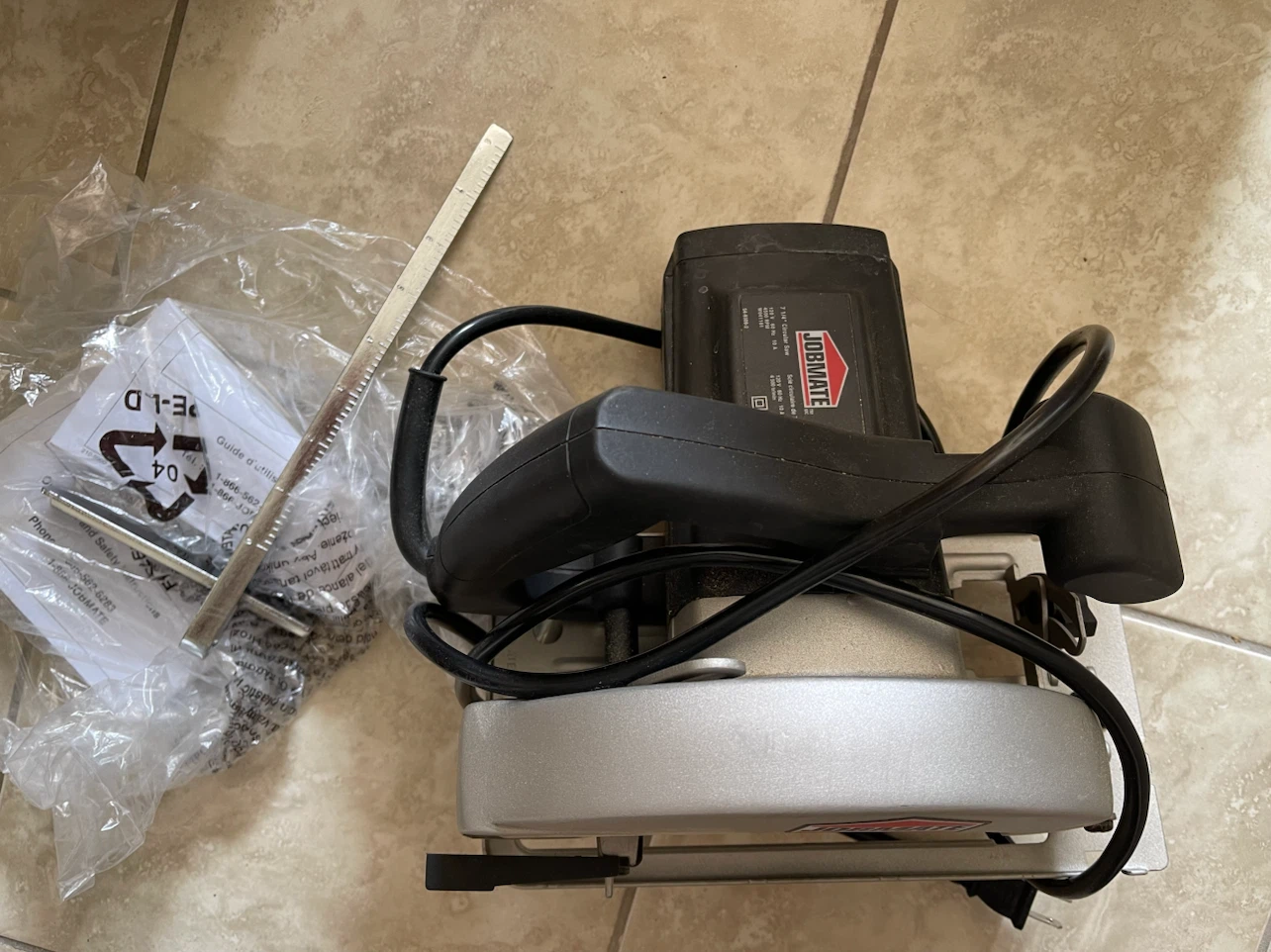 Jobmate 7 1/4" Circular Saw - photo 4