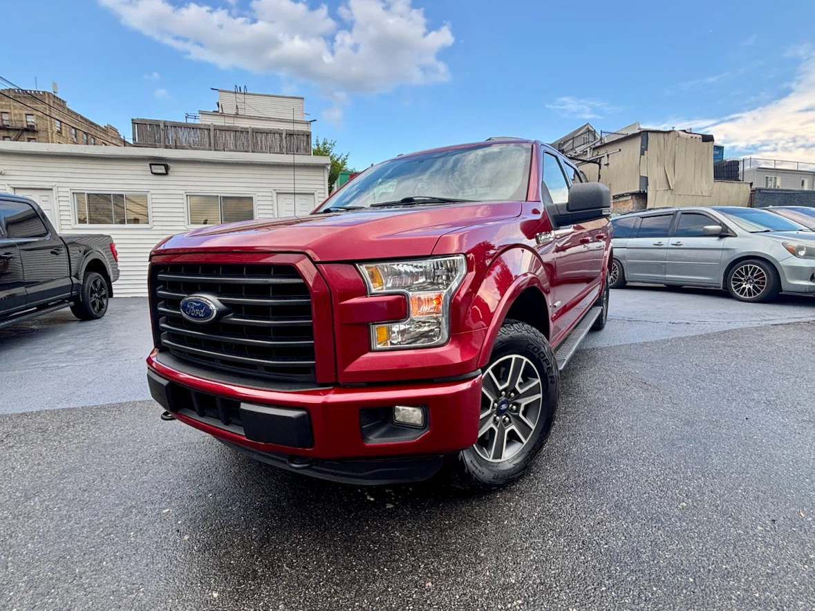 Red Ford F-150 Sport 4x4 Truck 2016
