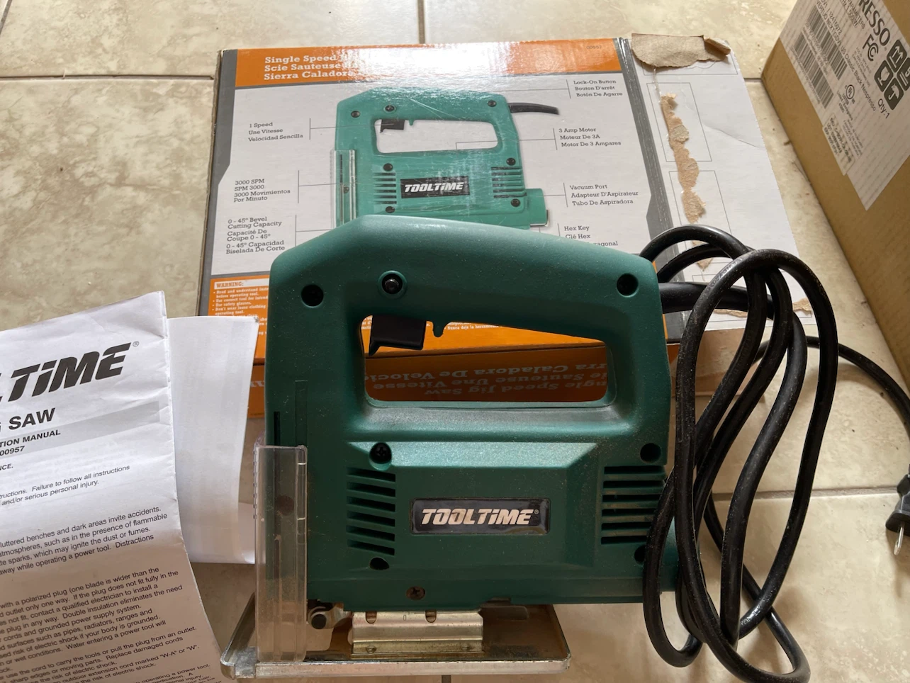 Tool Time Single Speed Jig Saw - photo 3