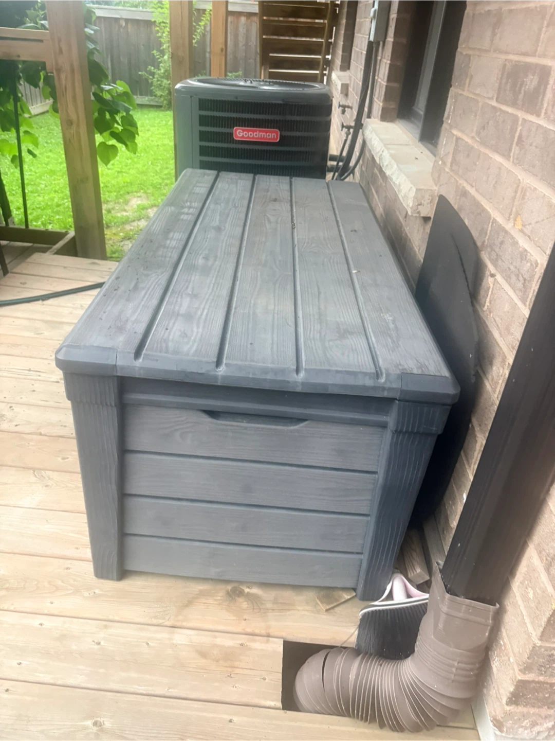 Grey Outdoor Storage Deck Box - photo 2