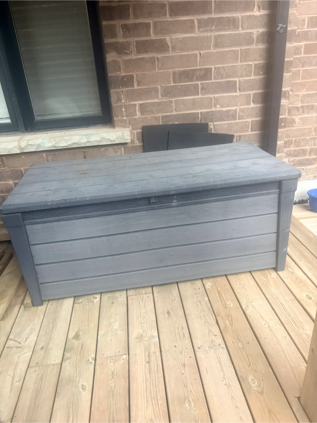 Grey Outdoor Storage Deck Box - photo 3