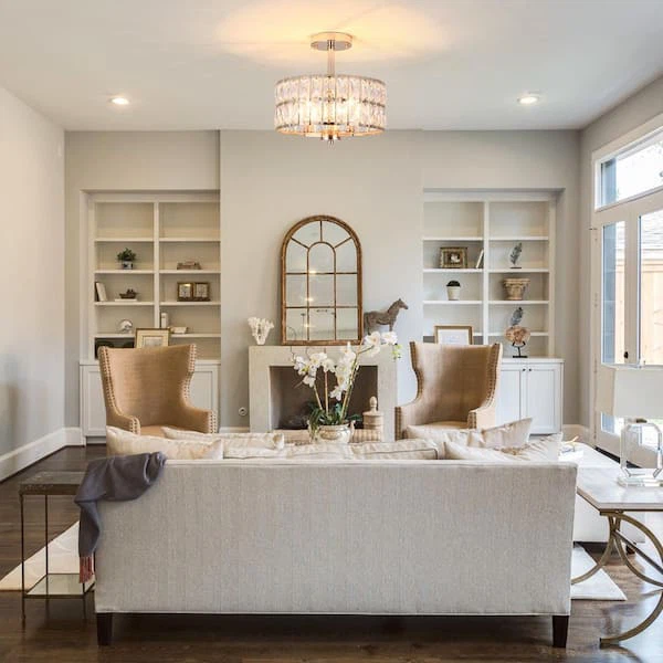 Crystal Flush Mount Ceiling Light Fixture - photo 3