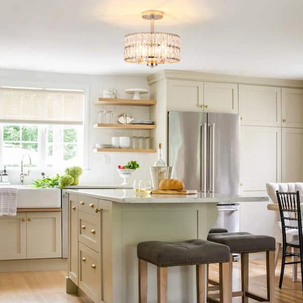 Crystal Flush Mount Ceiling Light Fixture - photo 5