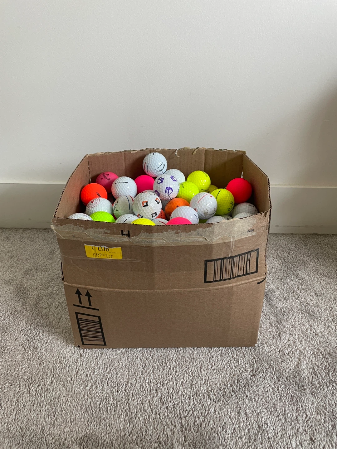 185 Used Golfballs