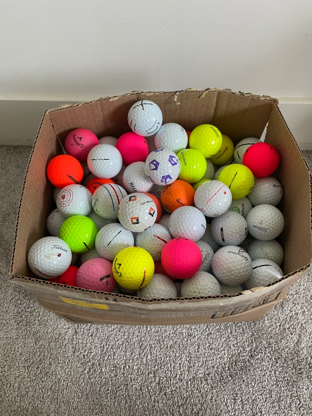 185 Used Golfballs - photo 2