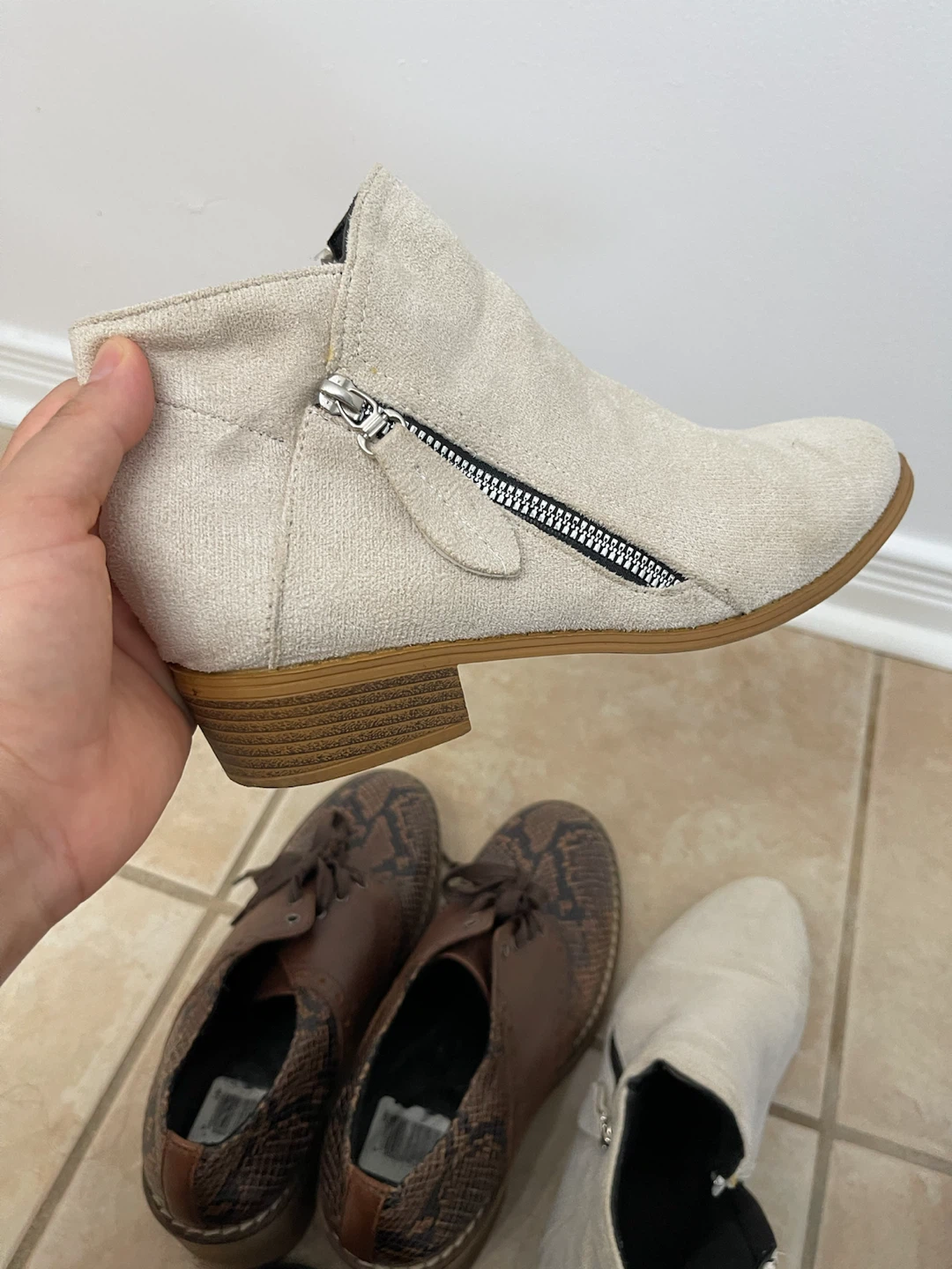 Hush Puppies Navy Blue Suede Ankle Boots - photo 5