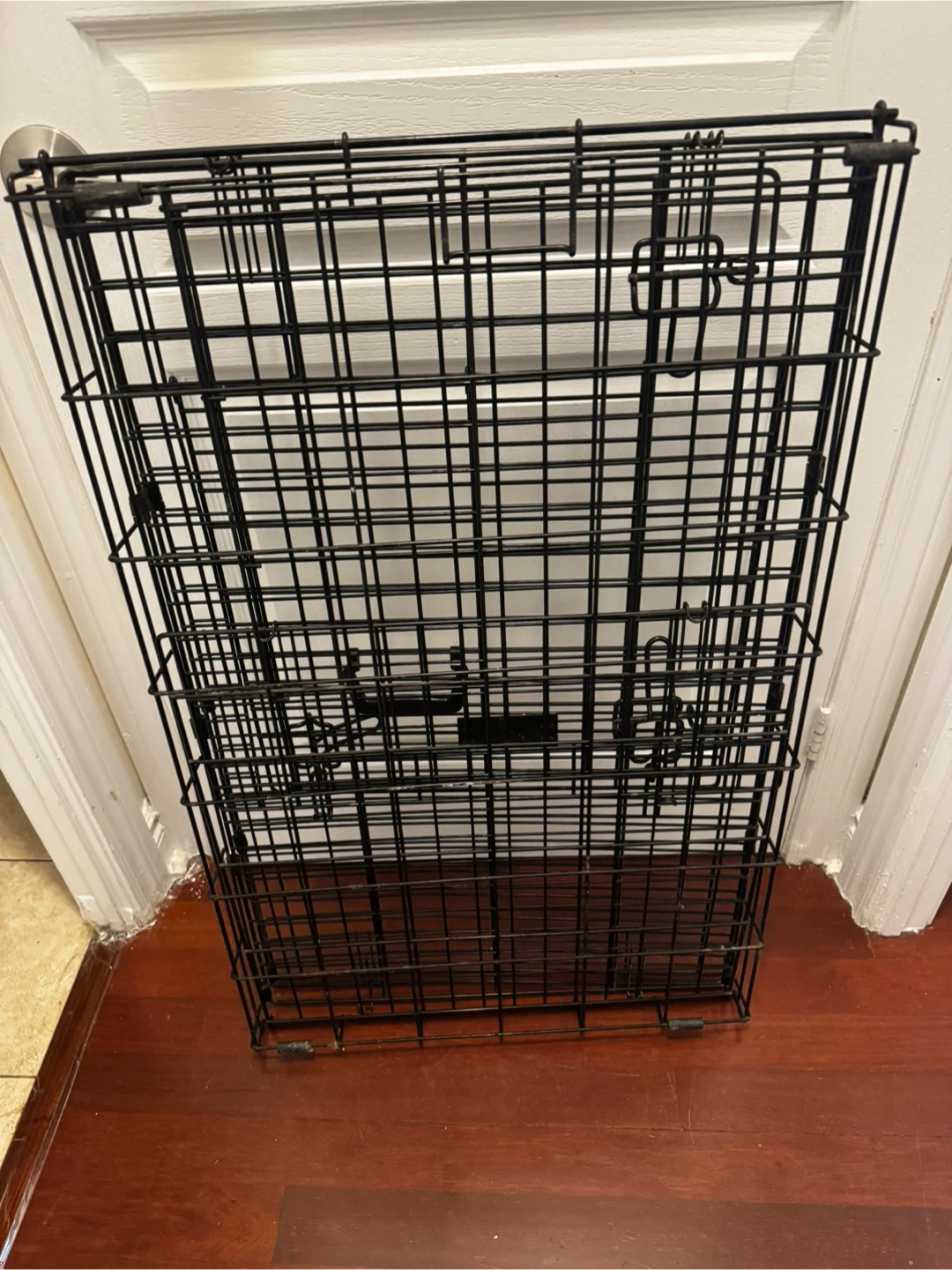 Black Wire Dog Crate - photo 3
