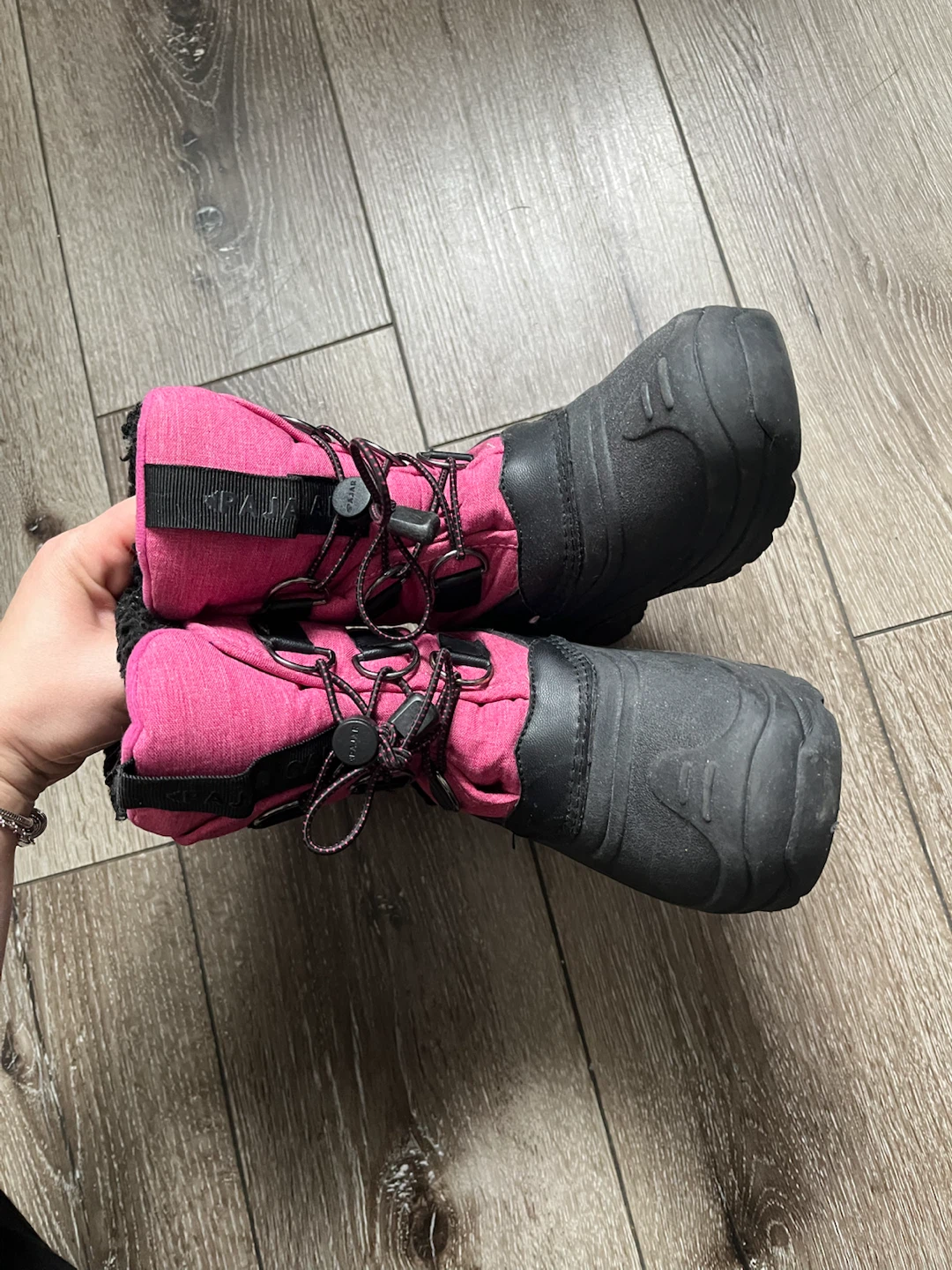 Pajar-Tex Waterproof Pink kids Snow Boots - size 1 - photo 3