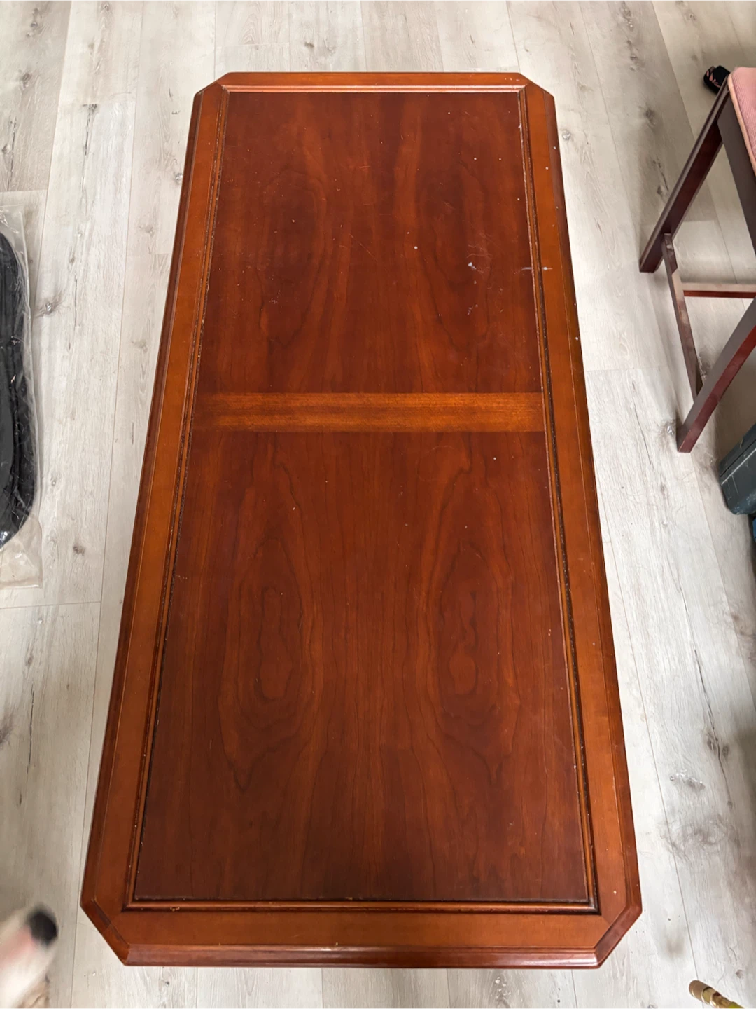 Wooden coffee table