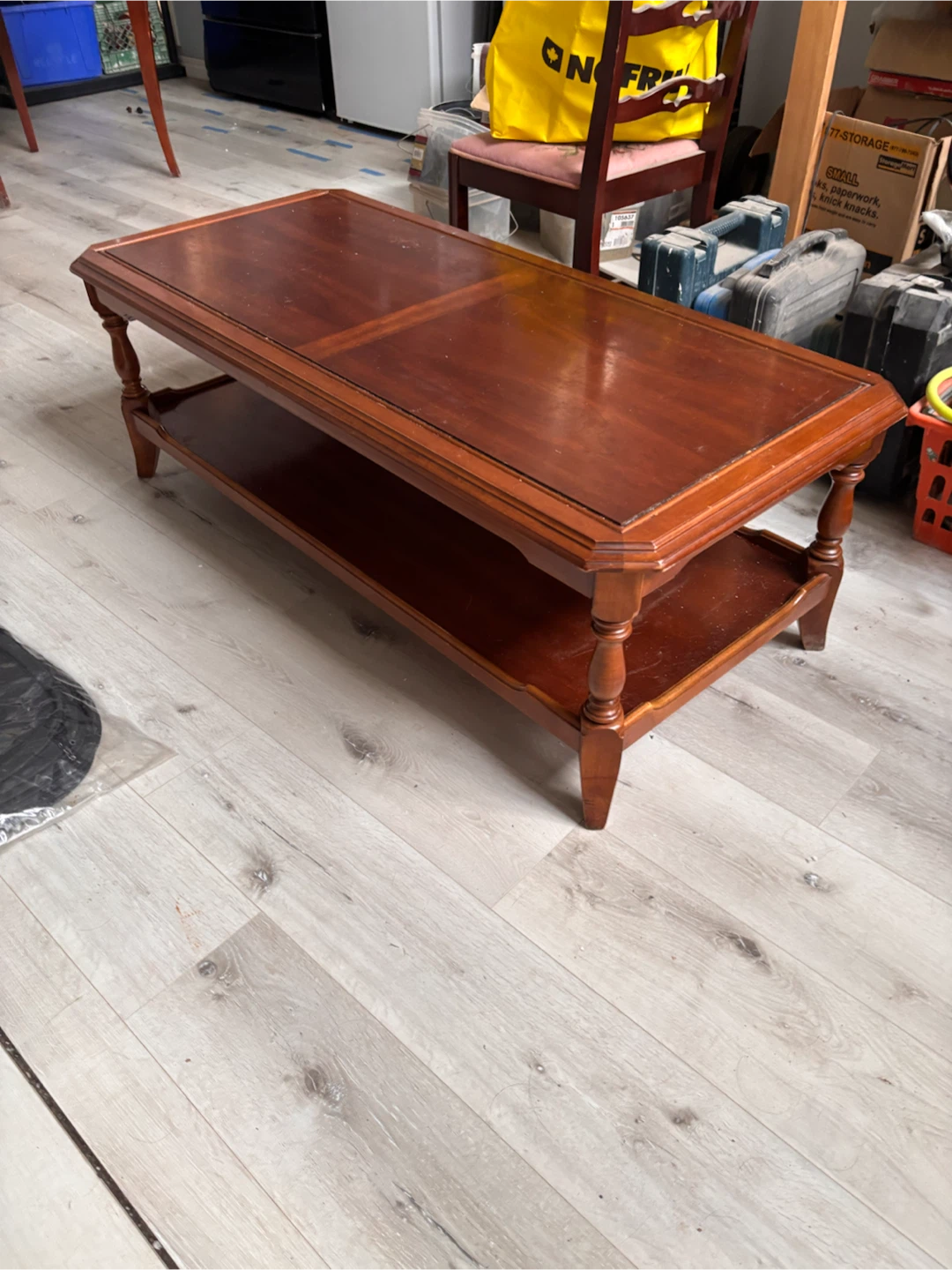 Wooden coffee table - photo 3