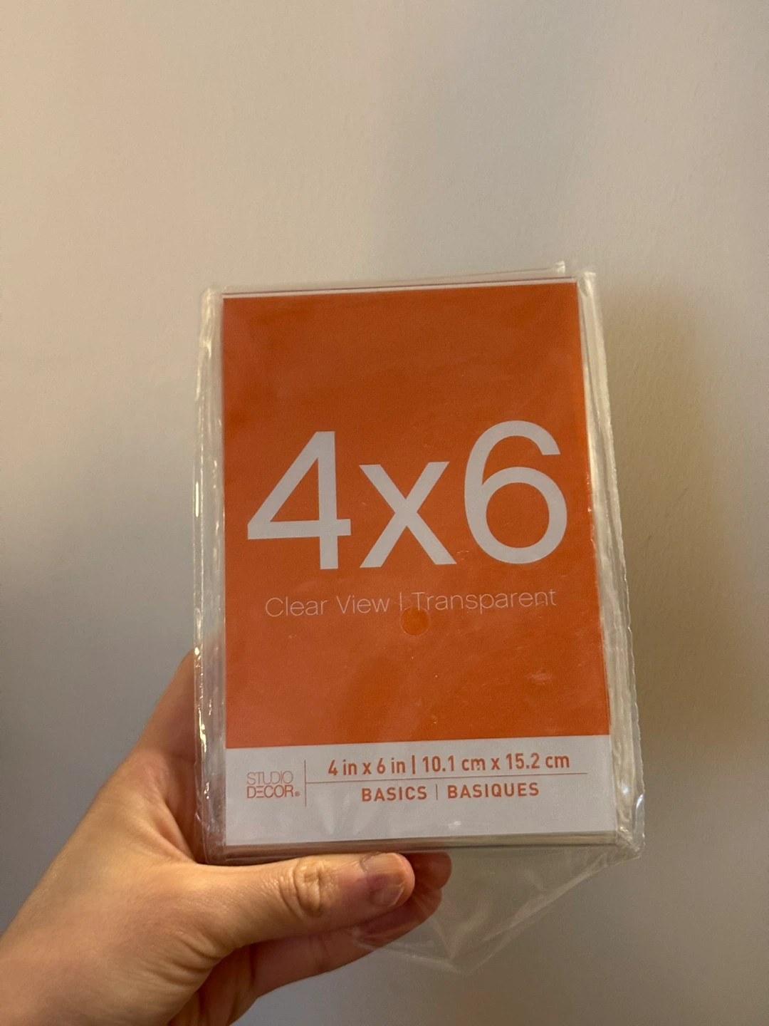 Studio Decor 4x6 Clear View Photo Frame