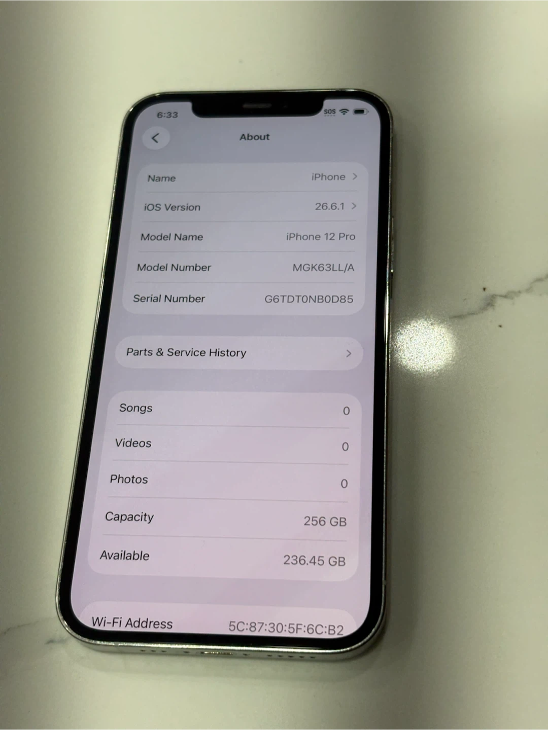 Apple iPhone 12 Pro 256 GB Silver - photo 5