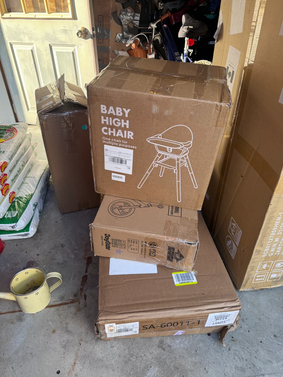 Komcot 6-in-1 Convertible High Chair - Beige - photo 3