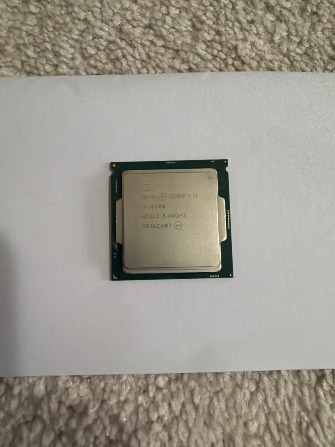 Intel Core i7-6700 CPU Processor and Cooler