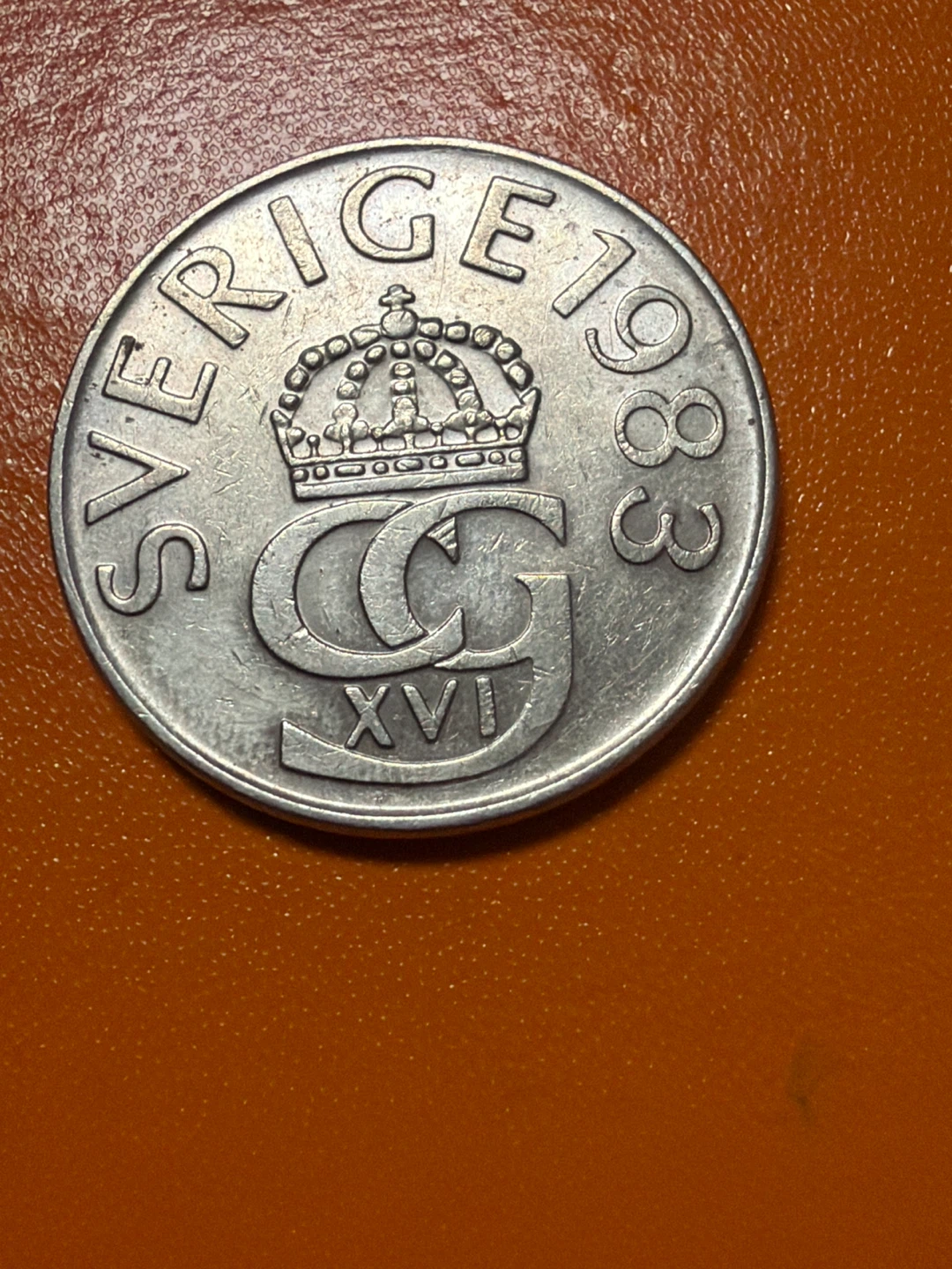 Sweden 5 Kronor Coin 1983 - photo 2