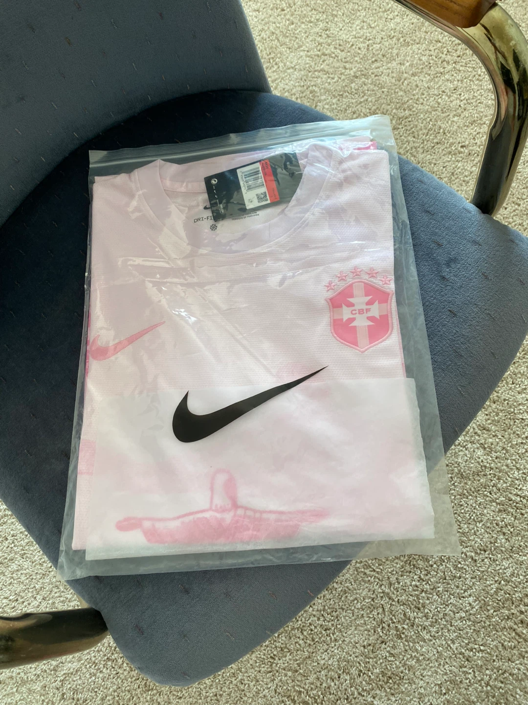 Pink Brazil jersey