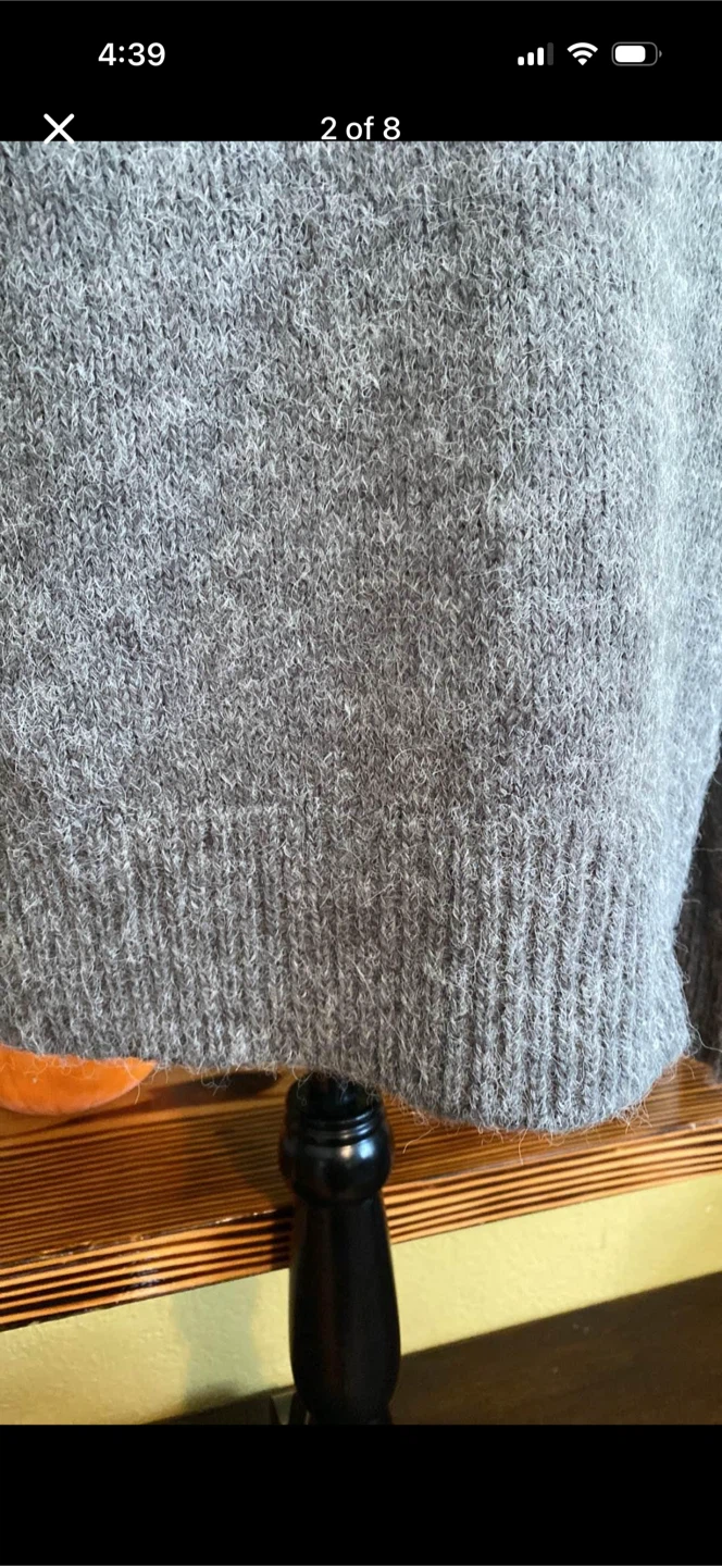 Buffalo Wool Sweater With Chest Tie - photo 2