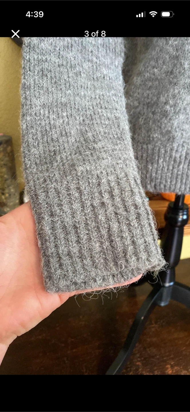 Buffalo Wool Sweater With Chest Tie - photo 3