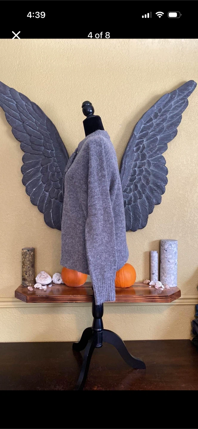 Buffalo Wool Sweater With Chest Tie - photo 5