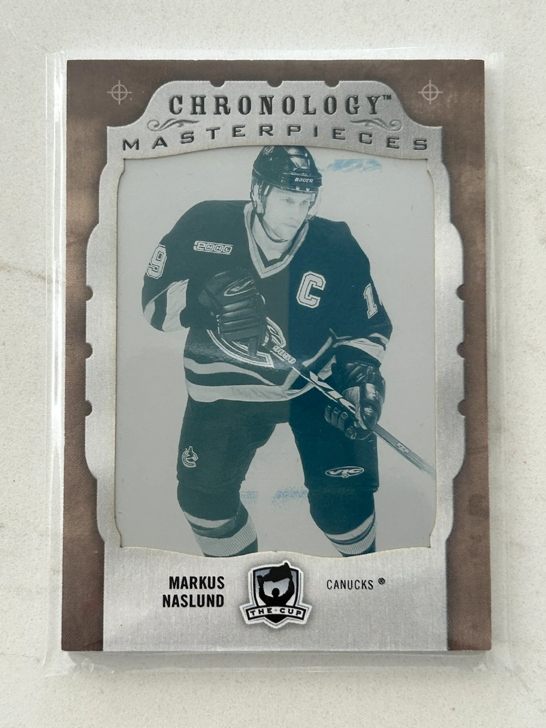 Markus Naslund Vancouver Canucks Cyan Printing Plate